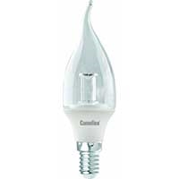 Лампа LED свеча на ветру 5.5Вт E14(аналог 50Вт) Camelion LED5.5-CW35-CL/845/E14 - фото 5760