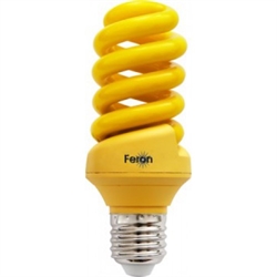 Лампа энергосберег. Feron(жёлтая) ELSM51B 20Вт E27 T3 spiral - фото 5870