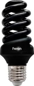 Лампа энергосберег. Feron(черная) ELSM51B 20Вт E27 T3 spiral - фото 5874
