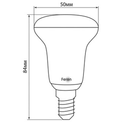 Лампа LED Feron LB-500 4Вт E14 R50 2700K - фото 5956