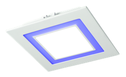 Cветильник светодиодный PPL-S180140 12Вт/4Вт (Синий) - фото 8069