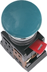 Кнопка ANE-22 "Грибок"с фиксацией красный d22мм неон/230В 1з+1р TDM - фото 8762
