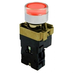 Кнопка BW3461 с подсветкой красный 1з TDM - фото 8787
