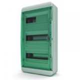 Щиток накладной герметич.(зелен.дверь) IP65 TEKFOR 36 модулей BNZ