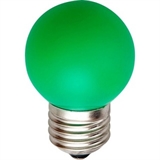 Лампа LED Feron LB-37 1Вт E27 (мини шар) Зелёный