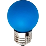 Лампа LED Feron LB-37 1Вт E27 (мини шар) Синий