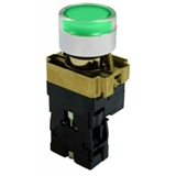 Кнопка BW3361 с подсветкой зеленый 1з TDM