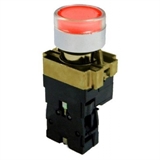 Кнопка BW3461 с подсветкой красный 1з TDM