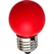 Лампа LED Feron LB-37 1Вт E27 (мини шар) Красный - фото 5975