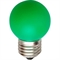 Лампа LED Feron LB-37 1Вт E27 (мини шар) Зелёный - фото 5977